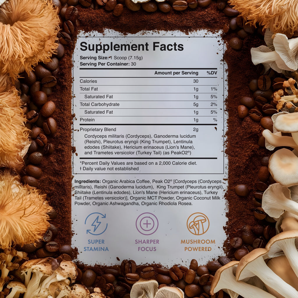 Mushroom Fitness Coffee | Day Spectrum v1.0 (Bag):