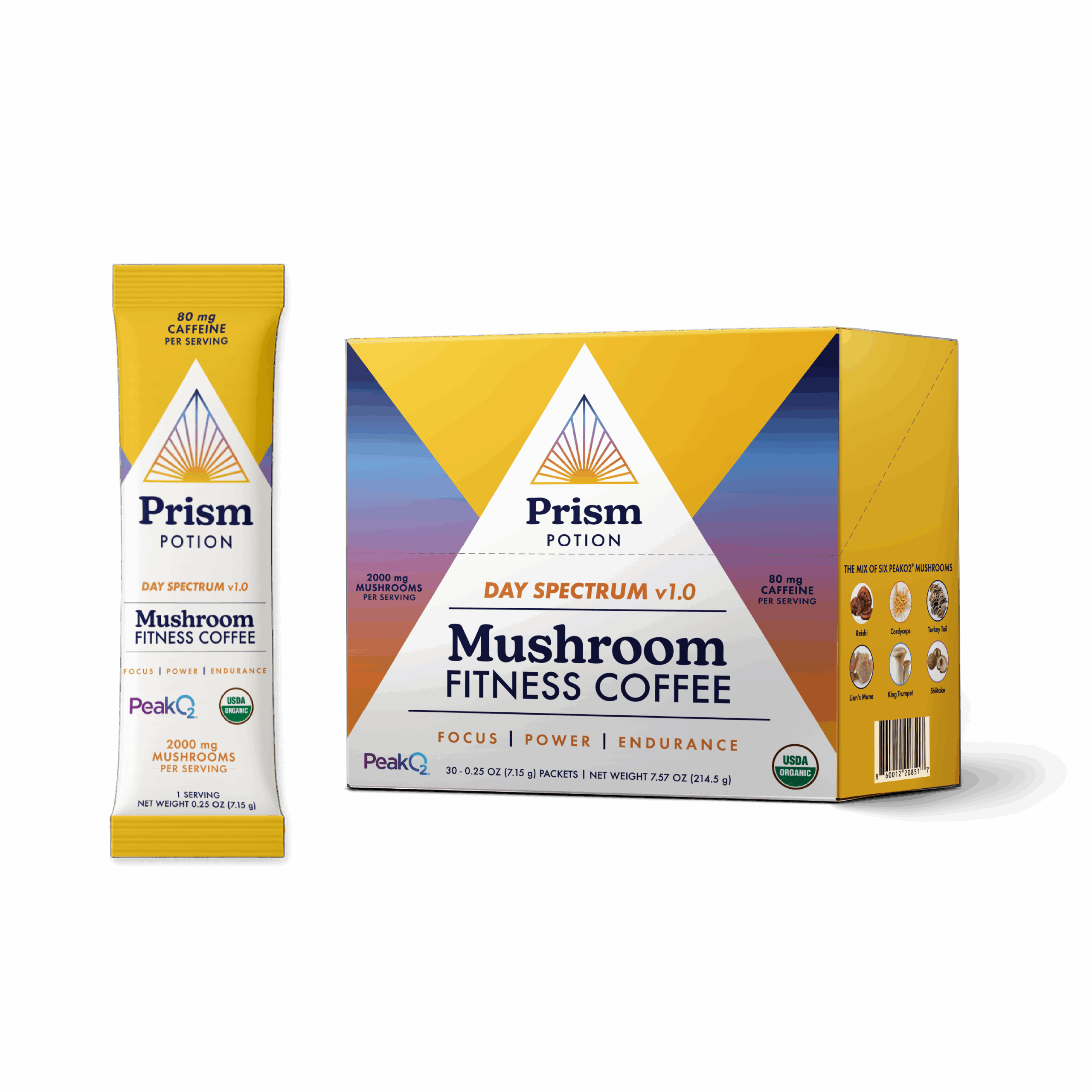 Mushroom Fitness Blend Stick Pack